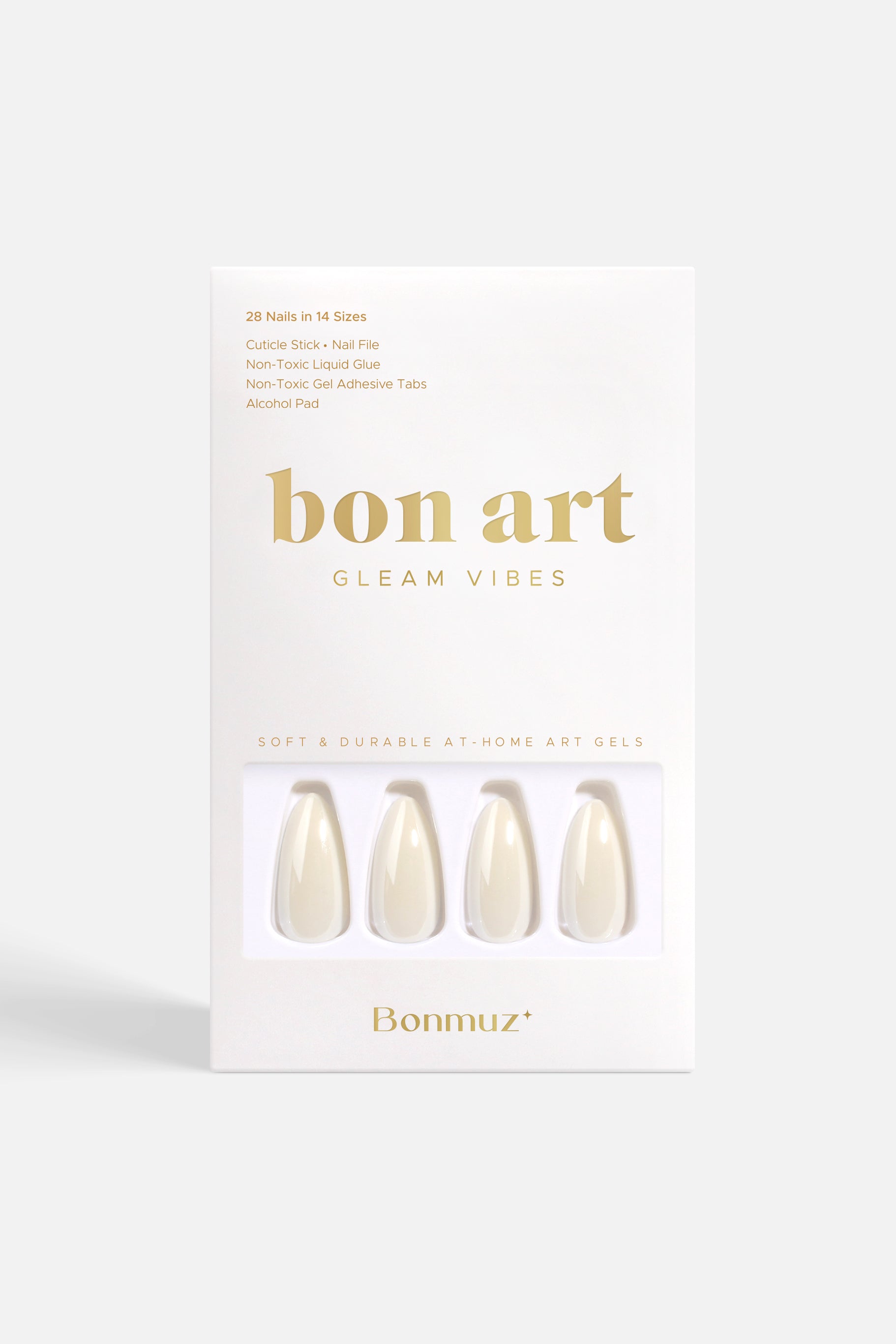 Milk Sugar Pop | Soft & Durable Press-On Nails by Bonmuz