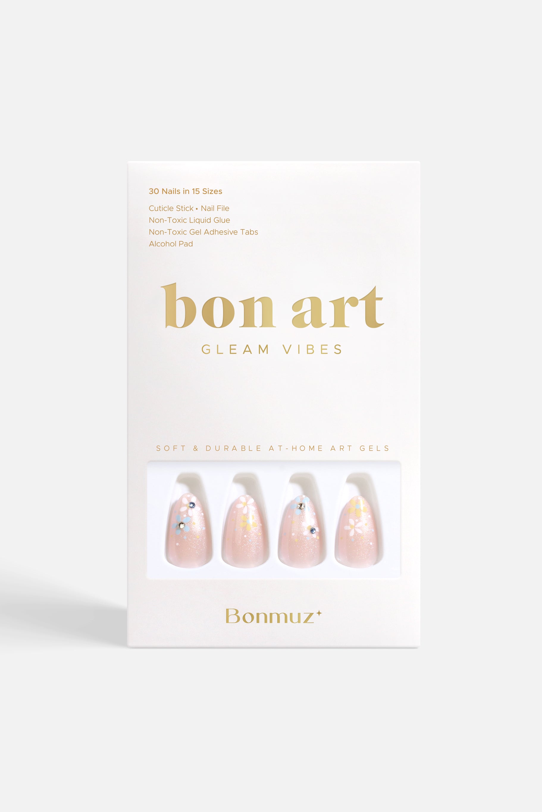 Cloudy Halo | Soft & Durable Press-On Nails by Bonmuz