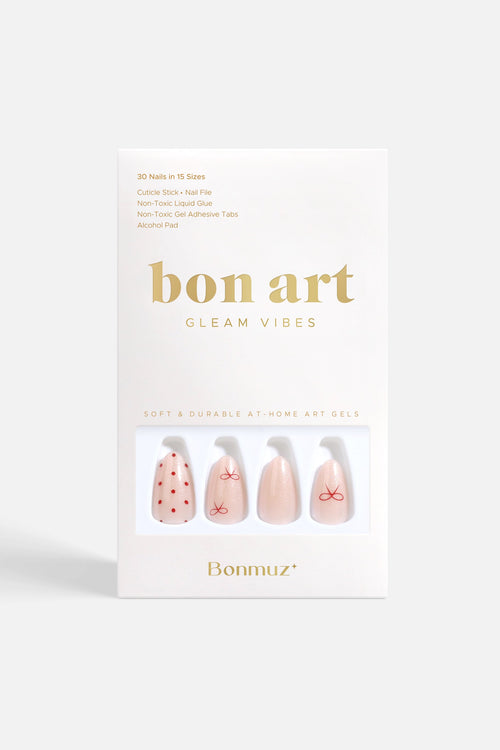 Berry Bows | Soft & Durable Press-On Nails by Bonmuz