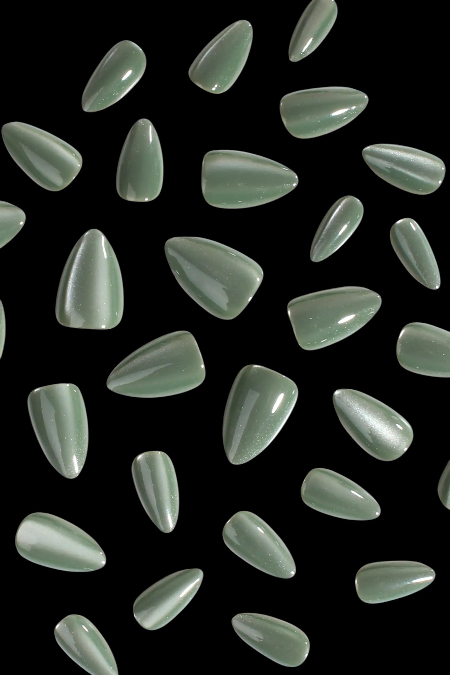 Sage Quartz | Soft & Durable Press-On Nails by Bonmuz