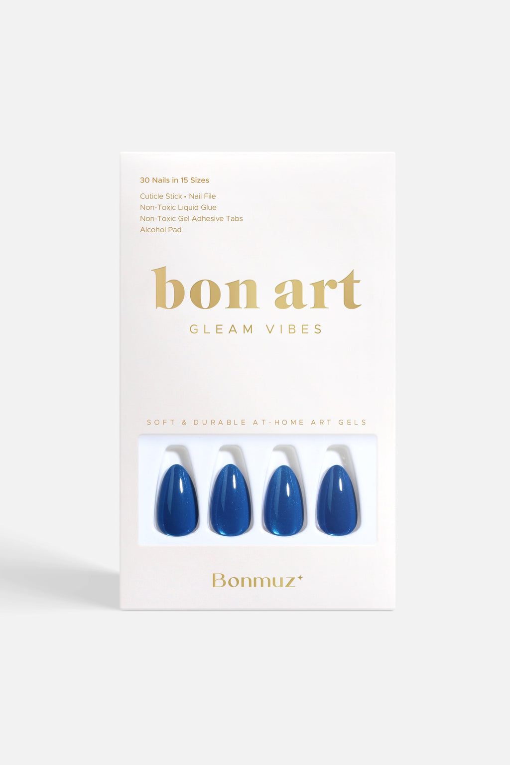 Ocean Quartz | Soft & Durable Press-On Nails by Bonmuz