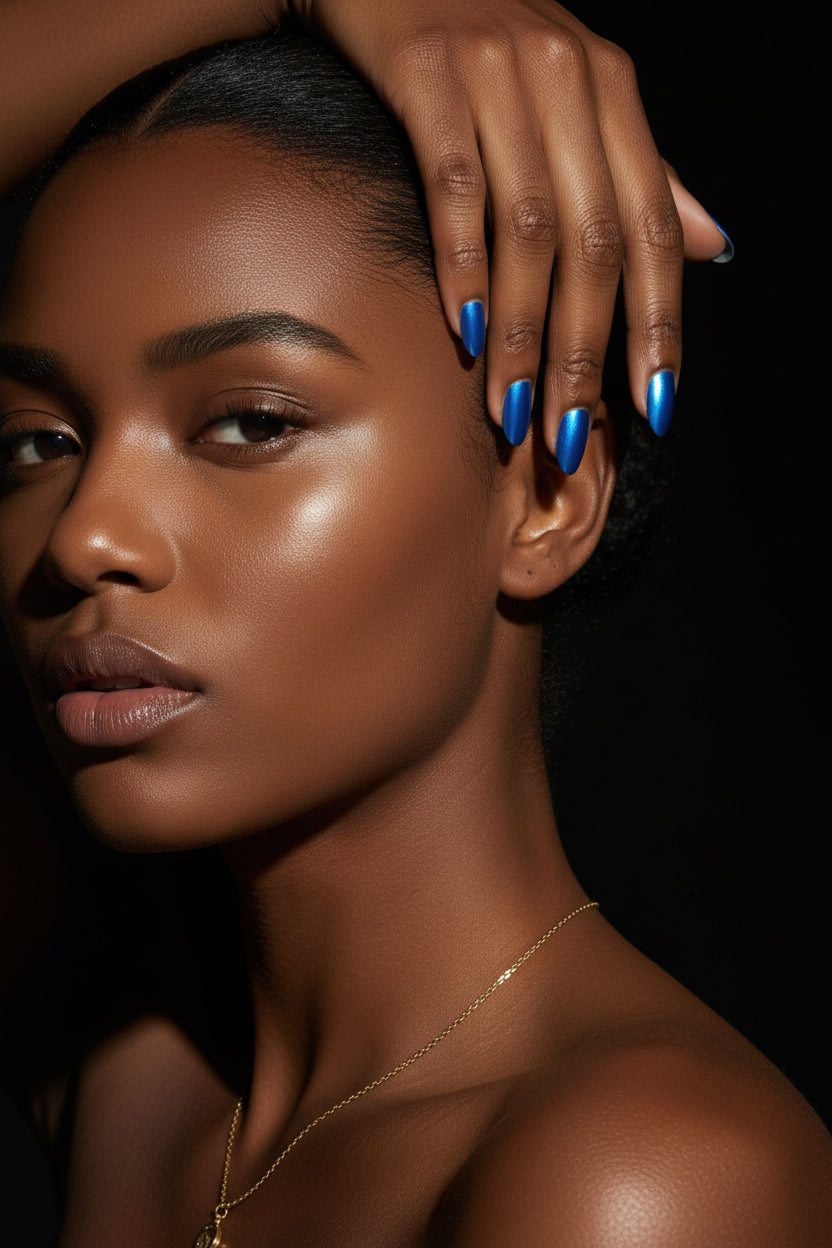 Ocean Quartz | Soft & Durable Press-On Nails by Bonmuz
