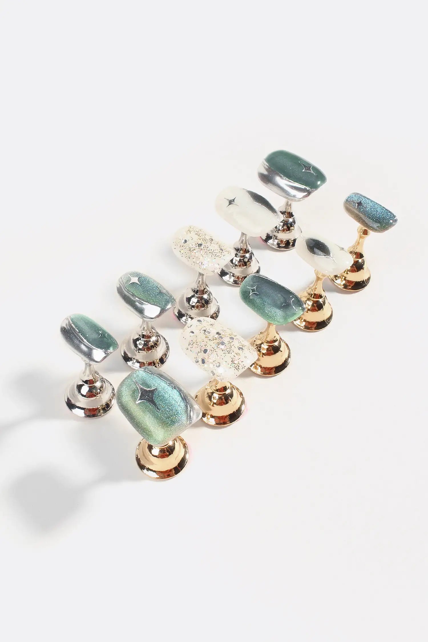 Woodland Glitter Gala | Pro Handmade Gel Nails by Bonmuz