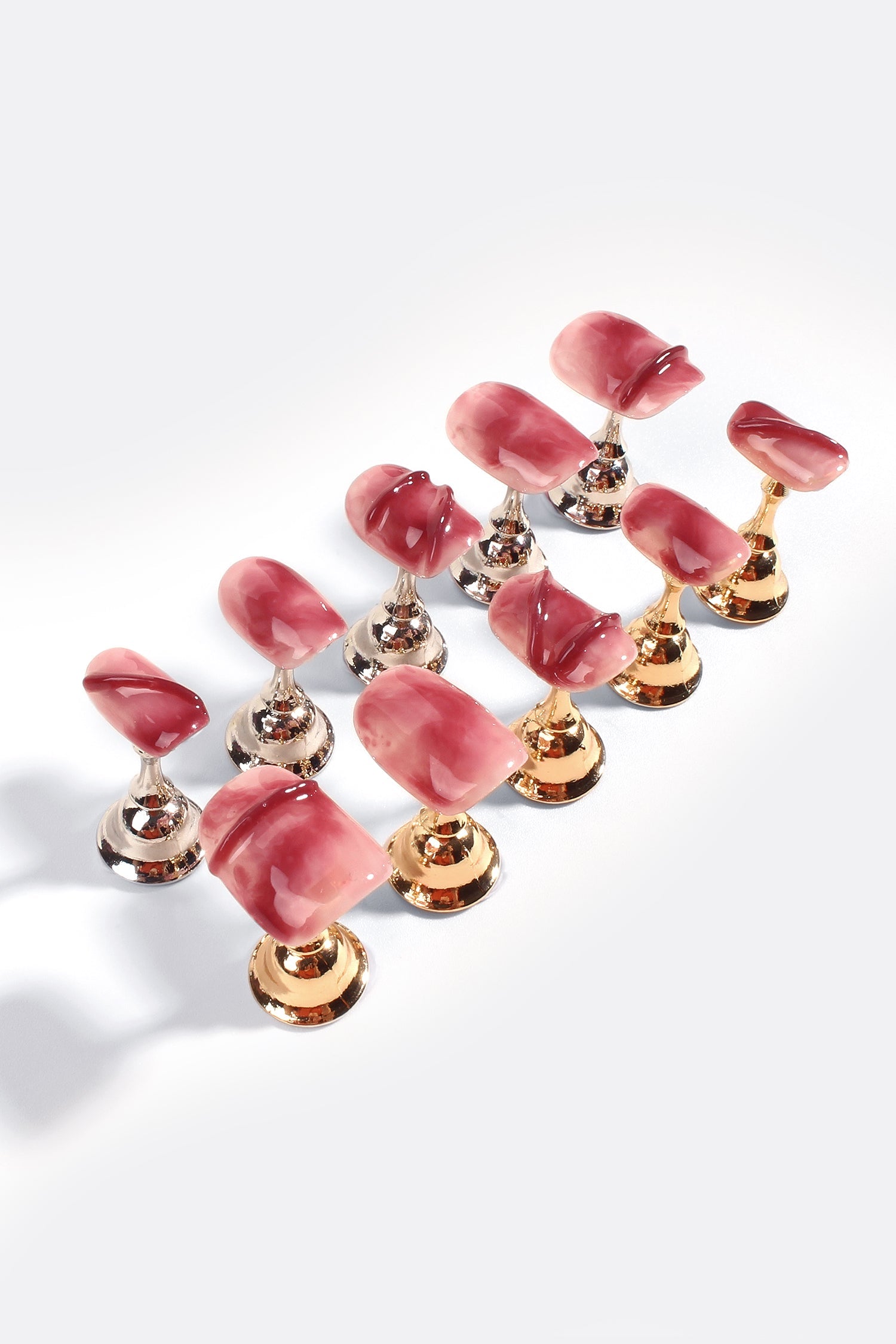 Vintage Garnet | Pro Handmade Gel Nails by Bonmuz