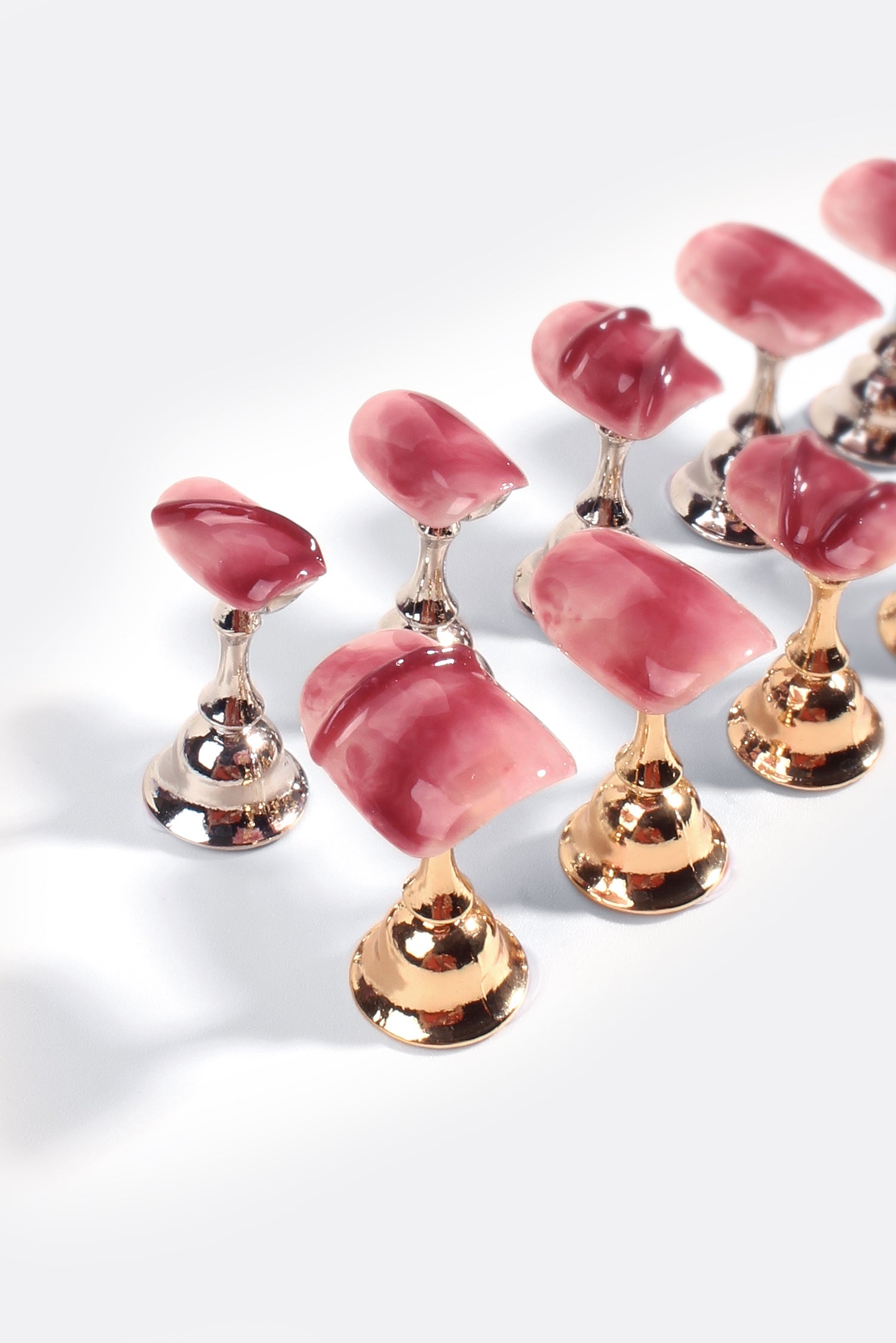 Vintage Garnet | Pro Handmade Gel Nails by Bonmuz