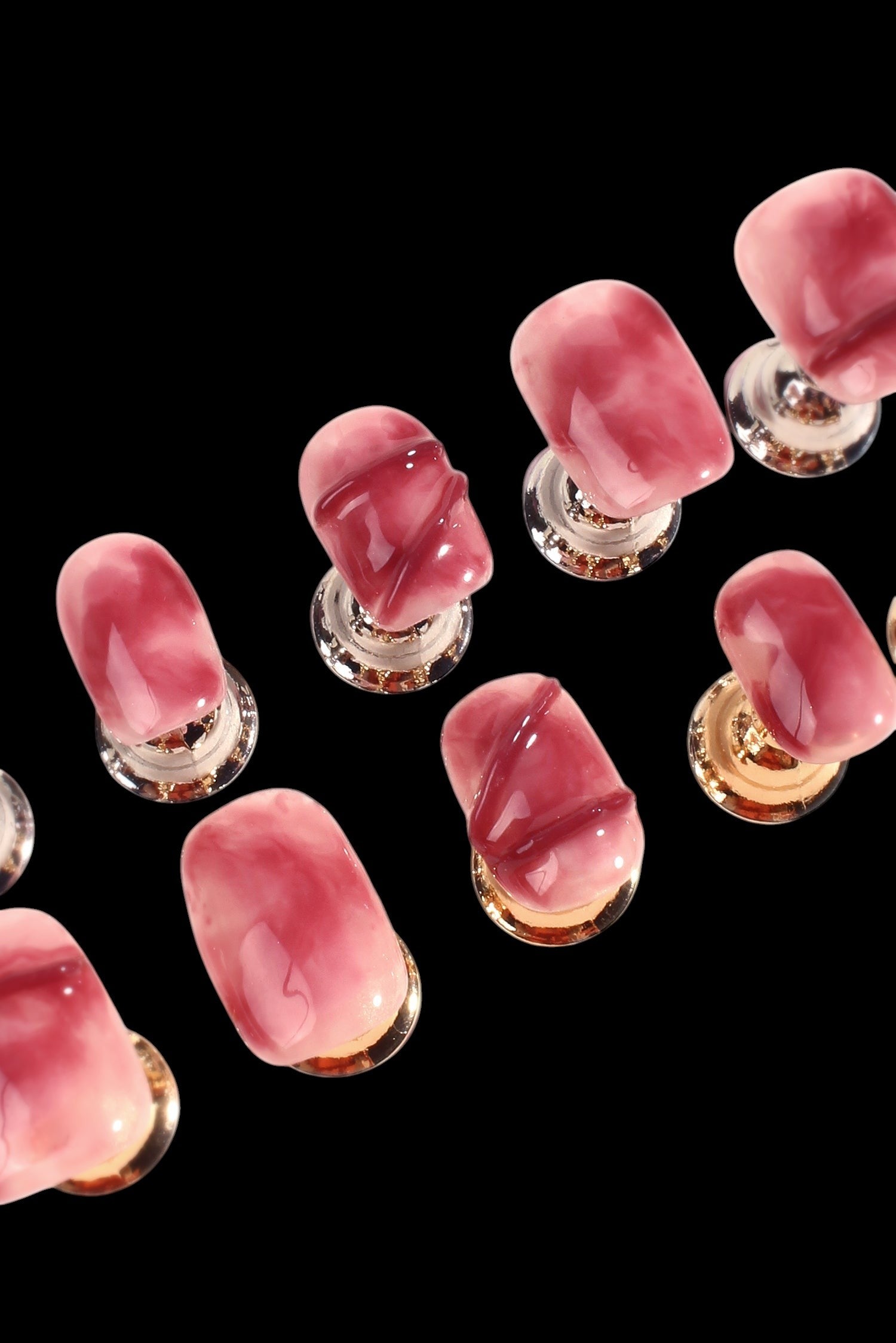 Vintage Garnet | Pro Handmade Gel Nails by Bonmuz