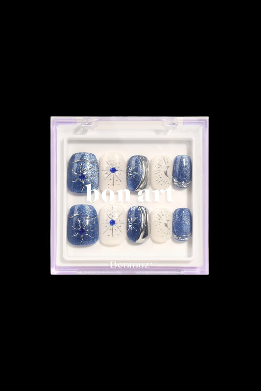 Lunar Luster | Pro Handmade Gel Nails - AetherLux.Shop