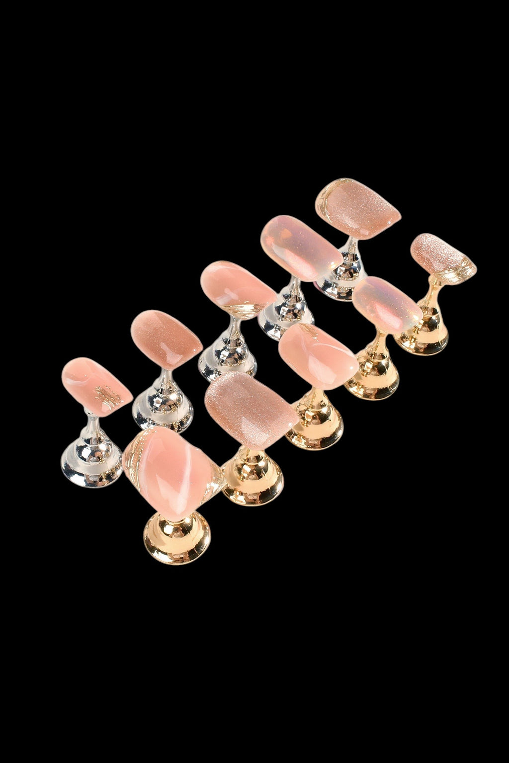 Rose Gold Rush | Pro Handmade Gel Nails by Bonmuz