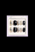 Monochrome Eclipse | Pro Handmade Gel Nails by Bonmuz