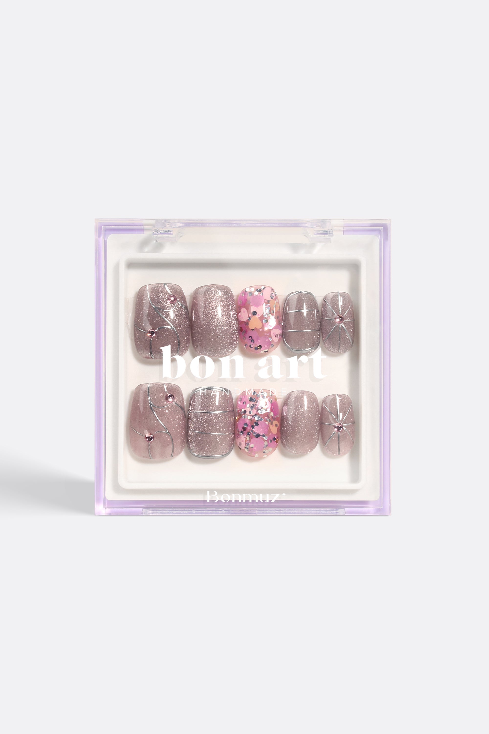 Shimmering Prosecco | Pro Handmade Gel Nails by Bonmuz