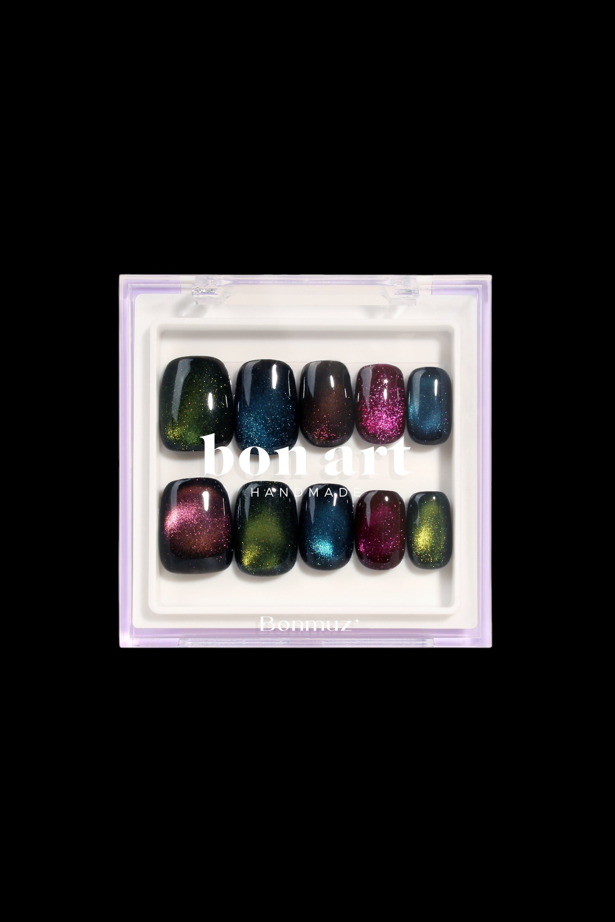 Mystic Aurora | Pro Handmade Gel Nails by Bonmuz
