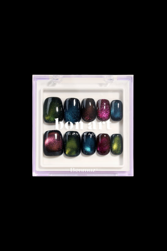 Mystic Aurora | Pro Handmade Gel Nails - AetherLux.Shop