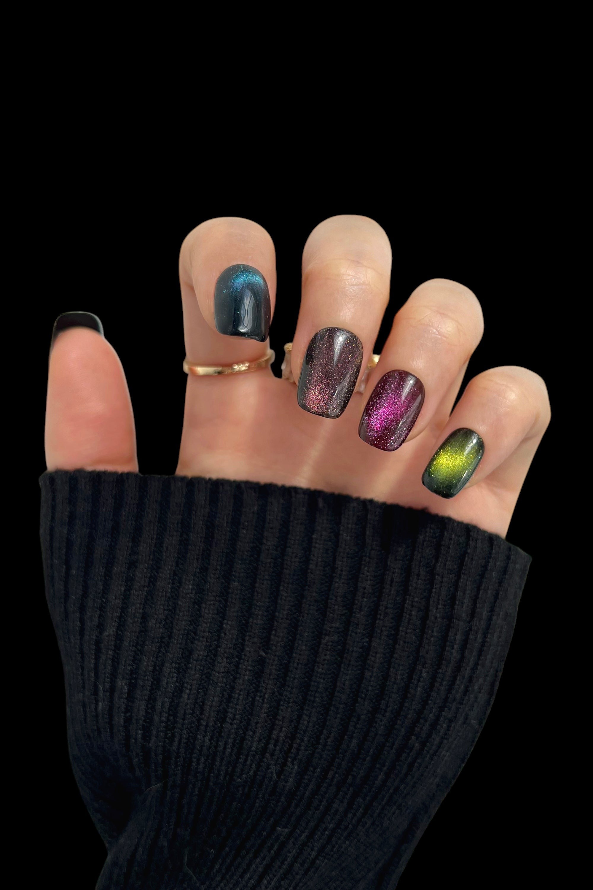 Mystic Aurora | Pro Handmade Gel Nails by Bonmuz