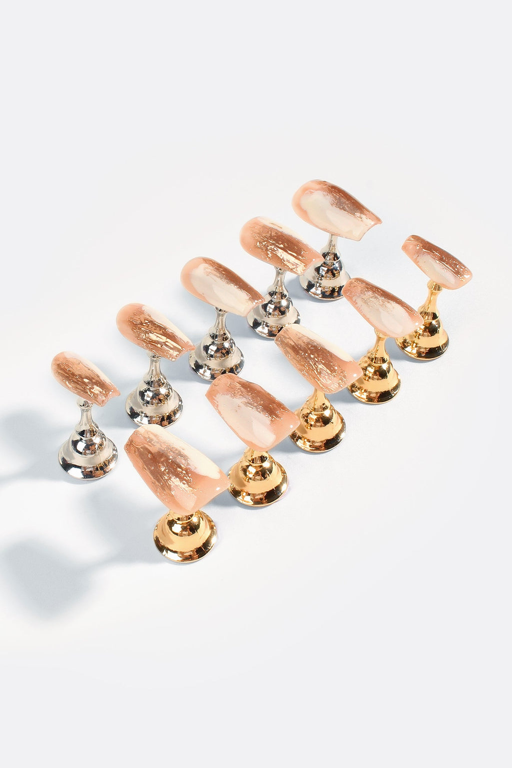 Gilded Crème | Pro Handmade Gel Nails by Bonmuz