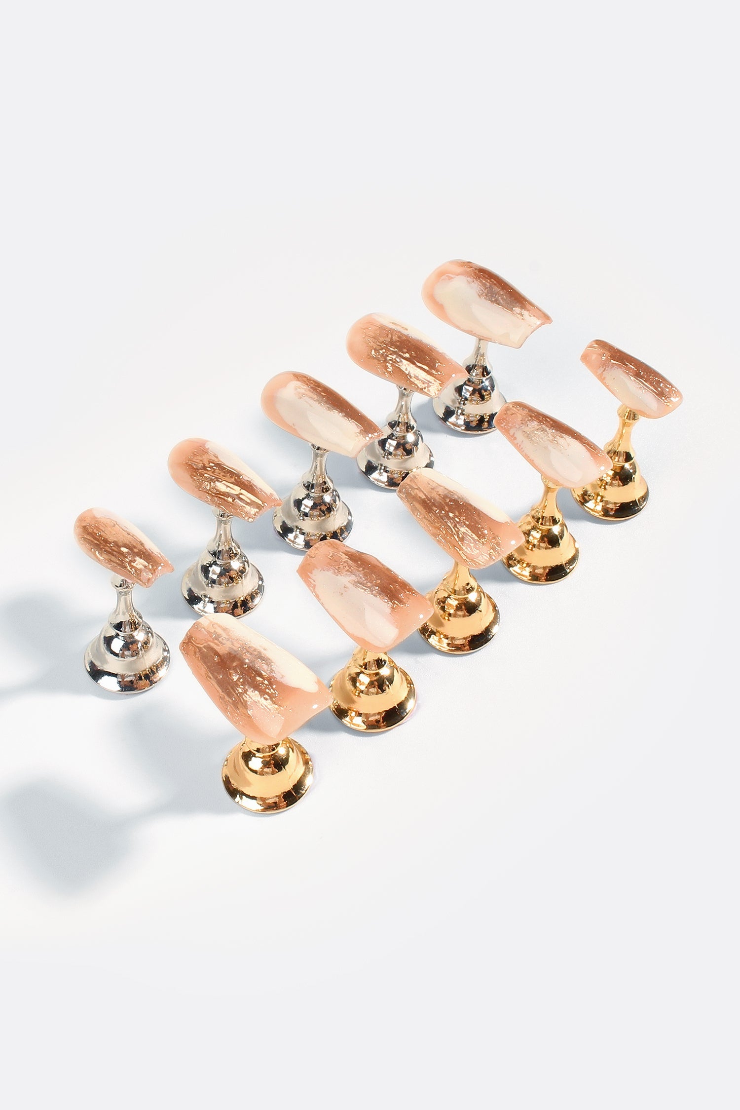 Gilded Crème | Pro Handmade Gel Nails by Bonmuz