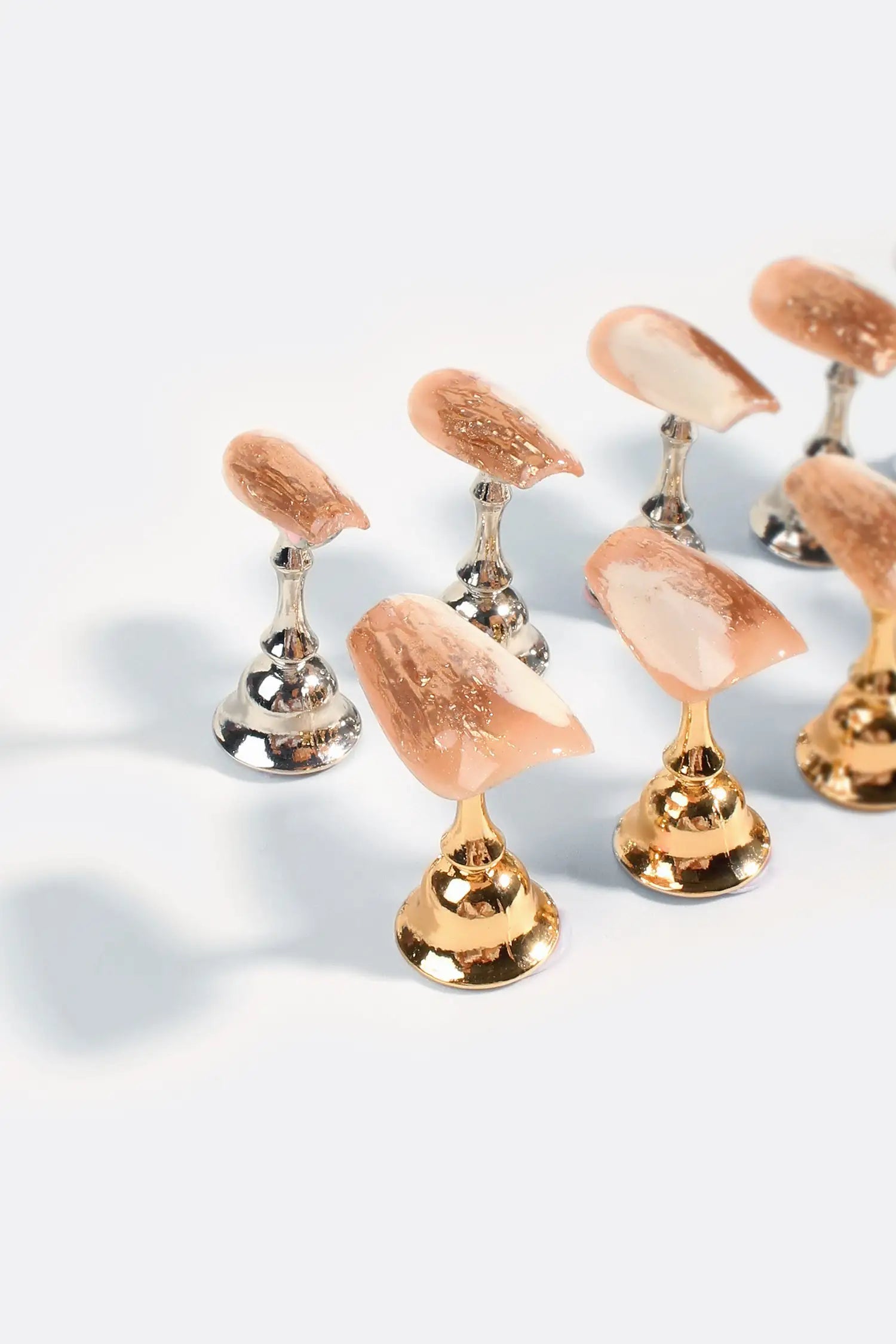 Gilded Crème | Pro Handmade Gel Nails by Bonmuz