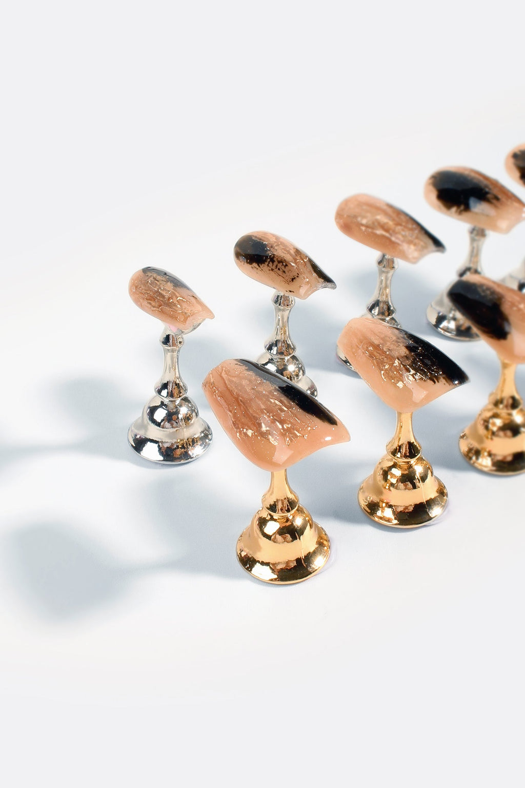 Gilded Noir | Pro Handmade Gel Nails by Bonmuz