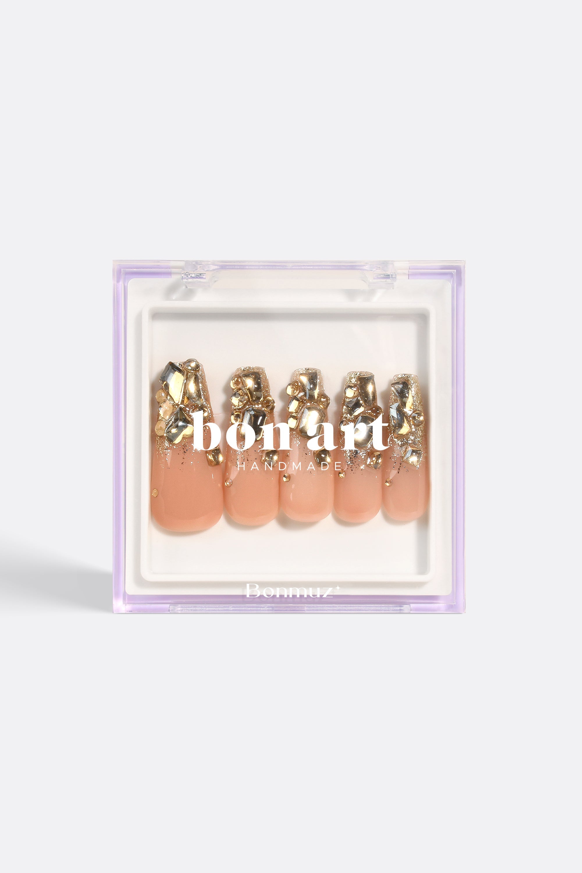 Cleopatra's Gold | Pro Handmade Gel Nails by Bonmuz