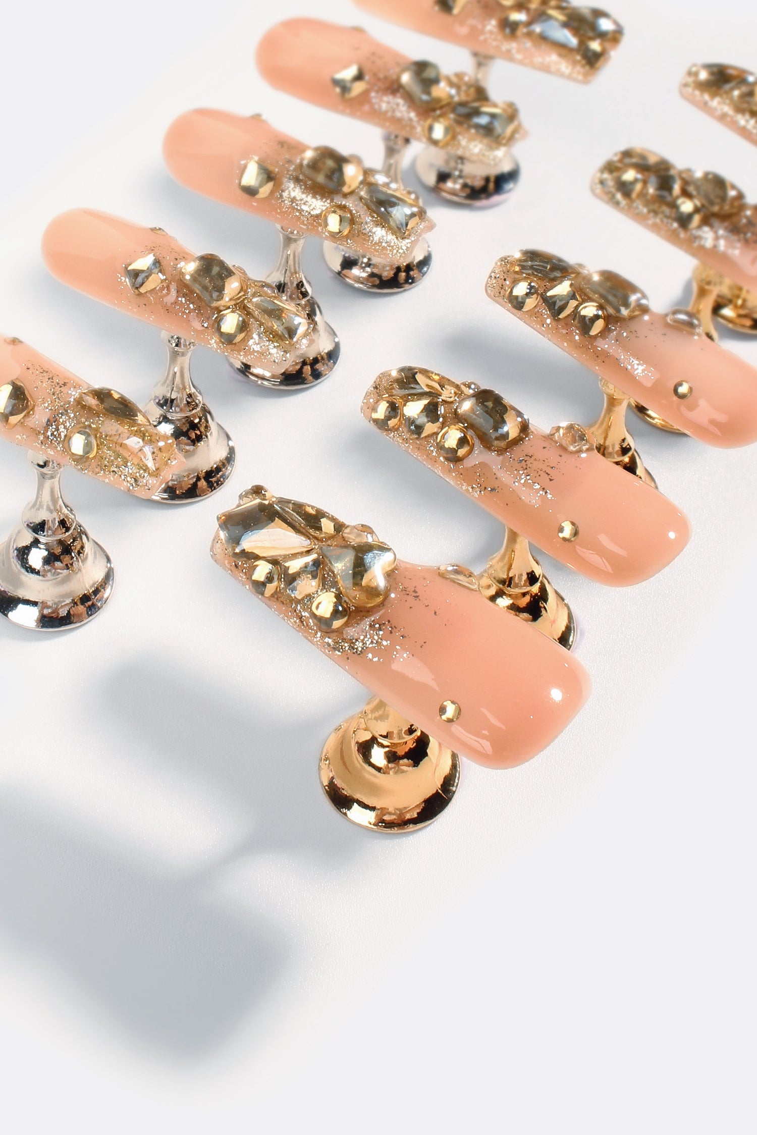 Cleopatra's Gold | Pro Handmade Gel Nails by Bonmuz