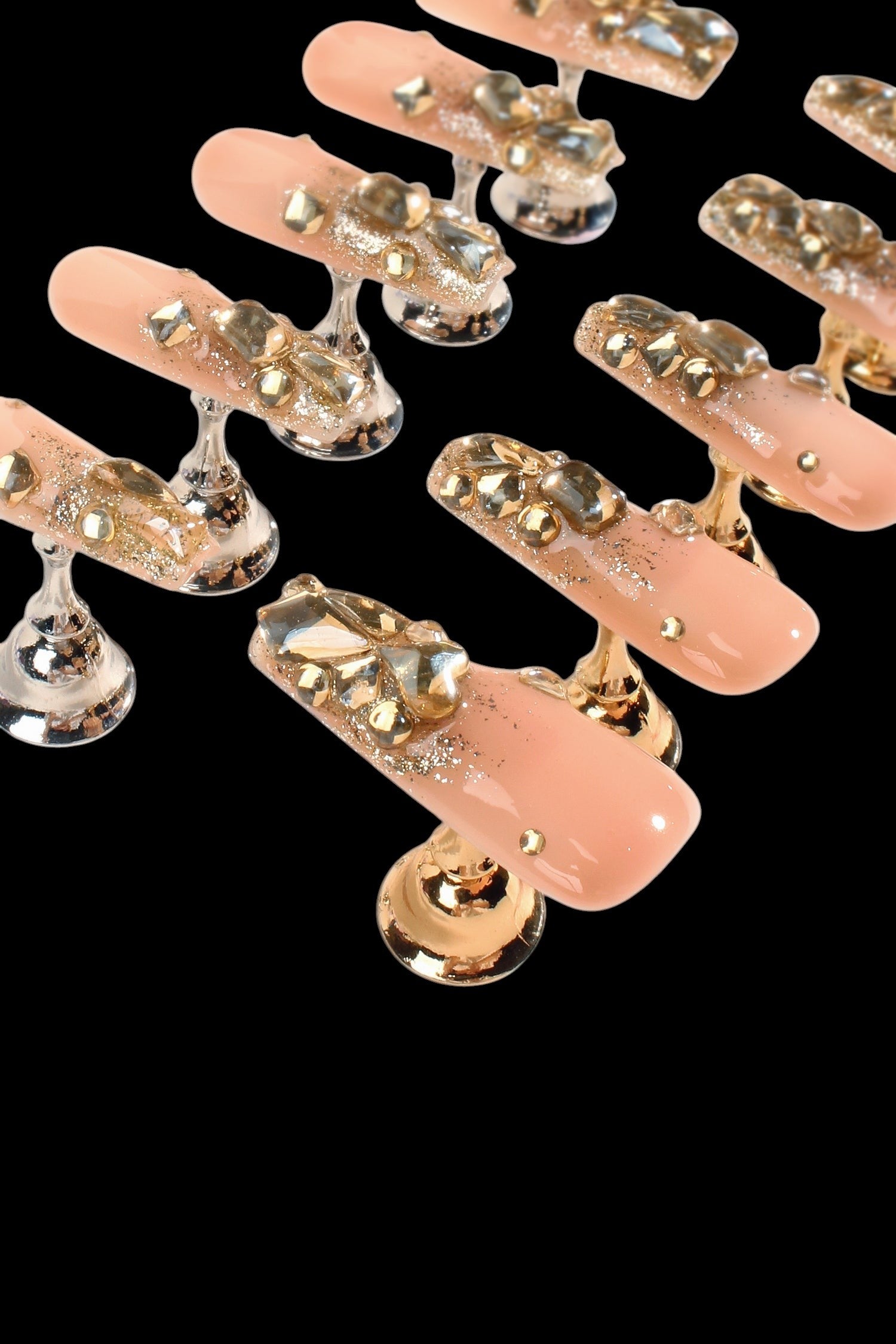 Cleopatra's Gold | Pro Handmade Gel Nails by Bonmuz