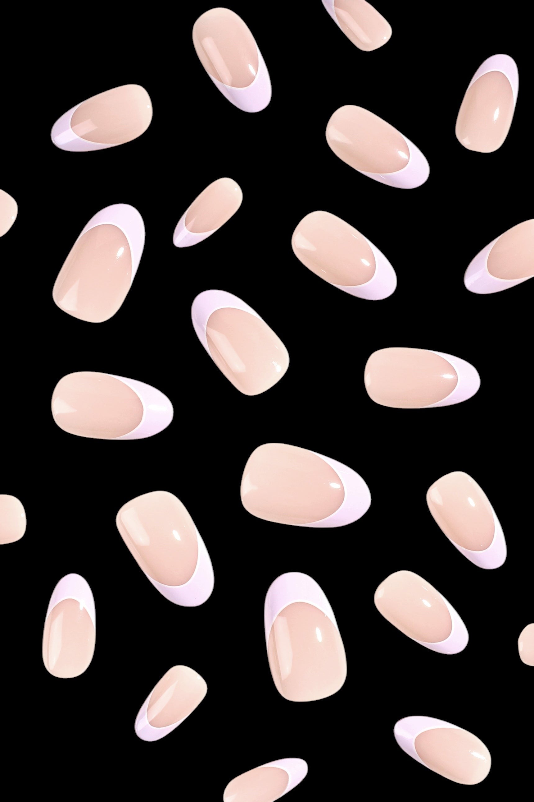 Lavender Petal Grace | Soft & Durable Press-On Nails by Bonmuz