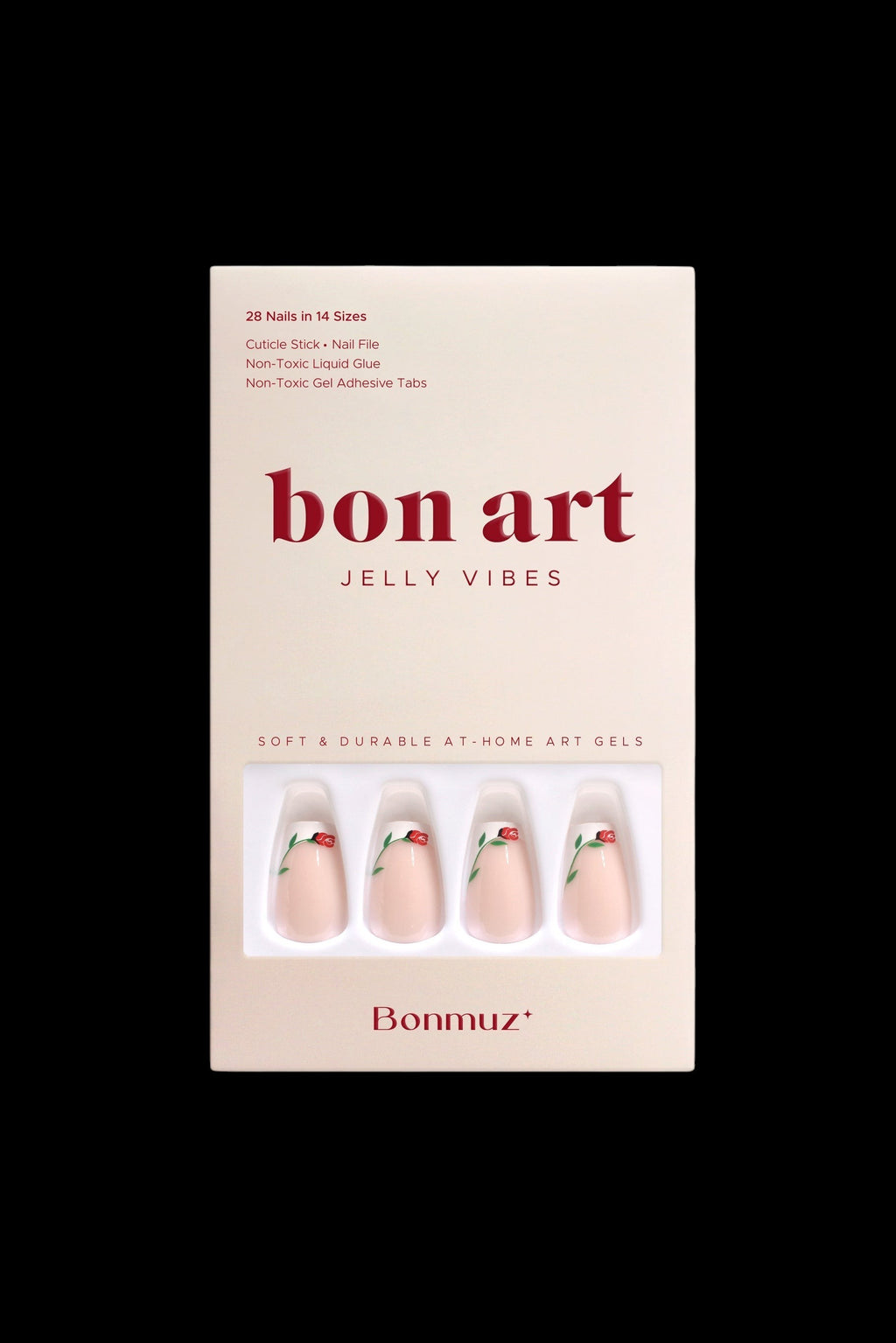 Rose Coronet | Soft & Durable Press-On Nails by Bonmuz