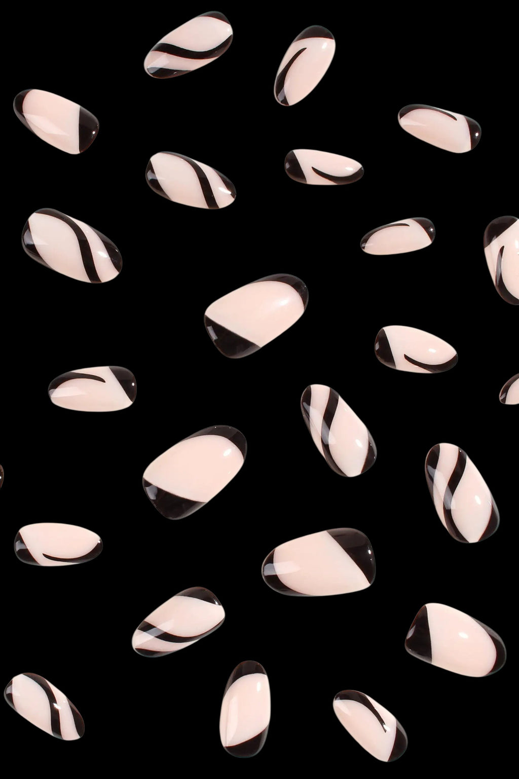 Satin Black | Soft & Durable Press-On Nails by Bonmuz