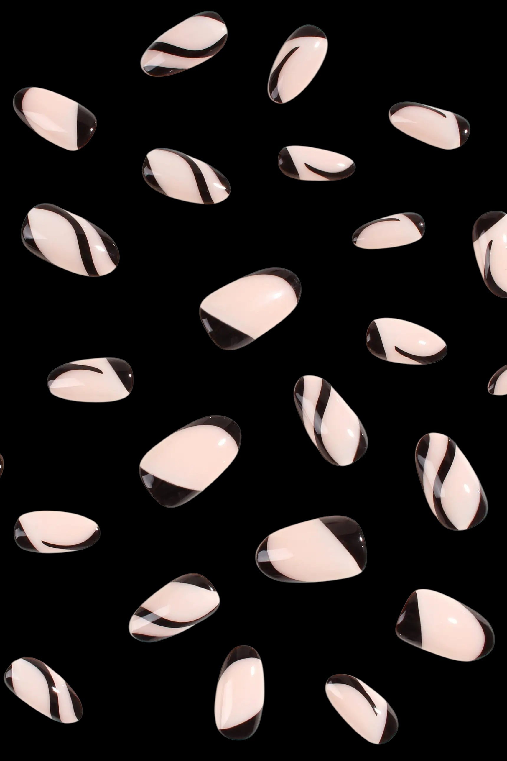 Satin Black | Soft & Durable Press-On Nails by Bonmuz