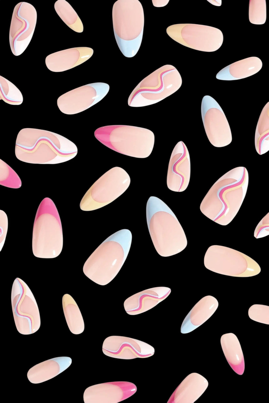 Flamingo Dash | Soft & Durable Press-On Nails by Bonmuz