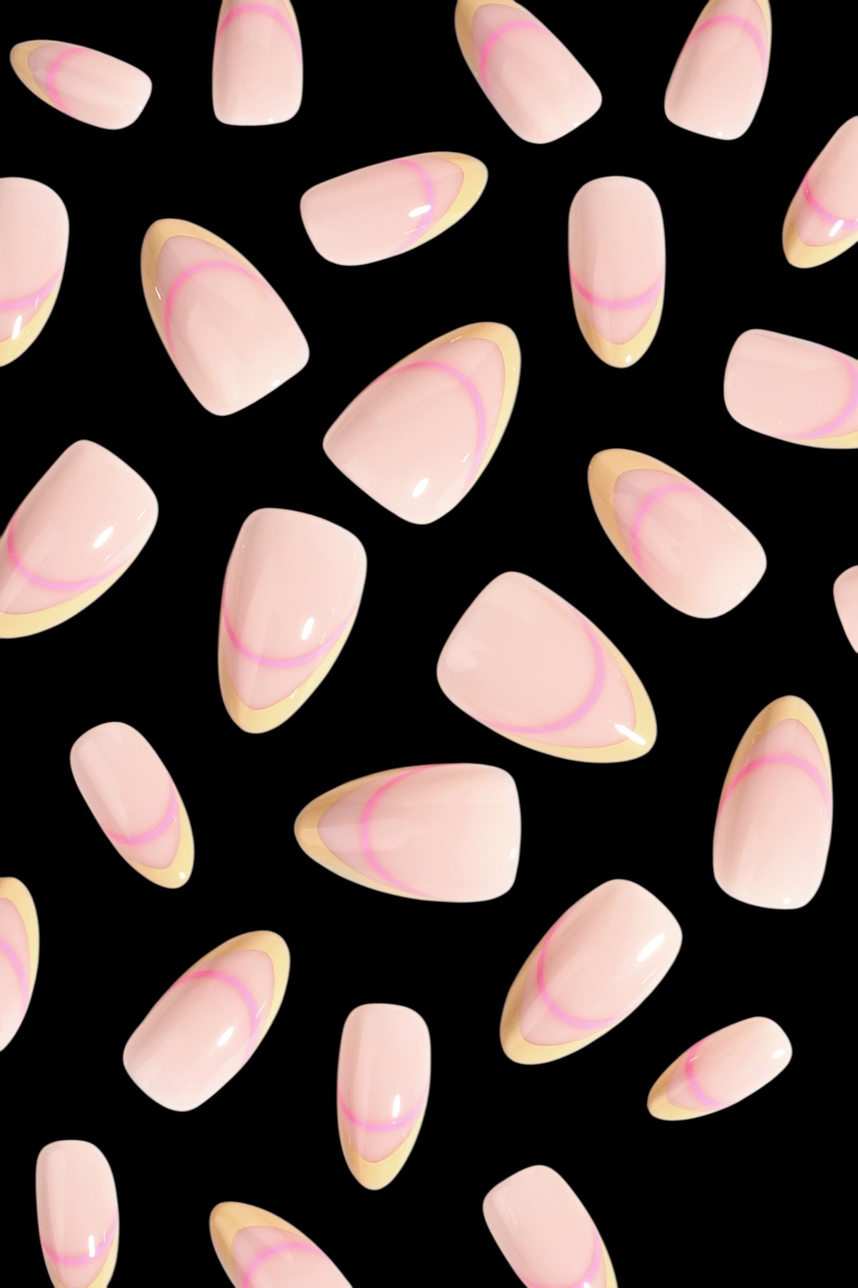 Tango Twist | Soft & Durable Press-On Nails by Bonmuz