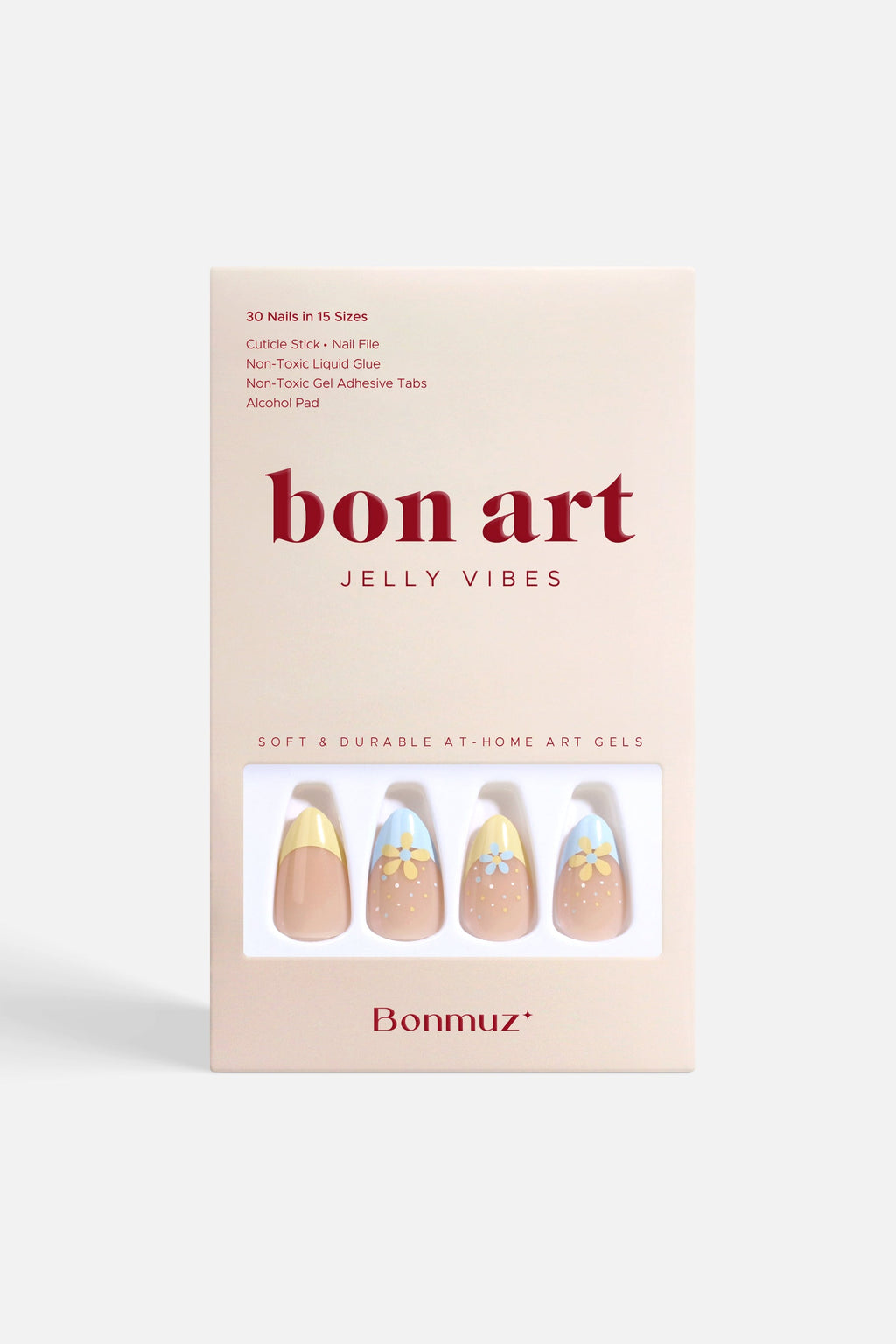 Sunny Halo | Soft & Durable Press-On Nails by Bonmuz