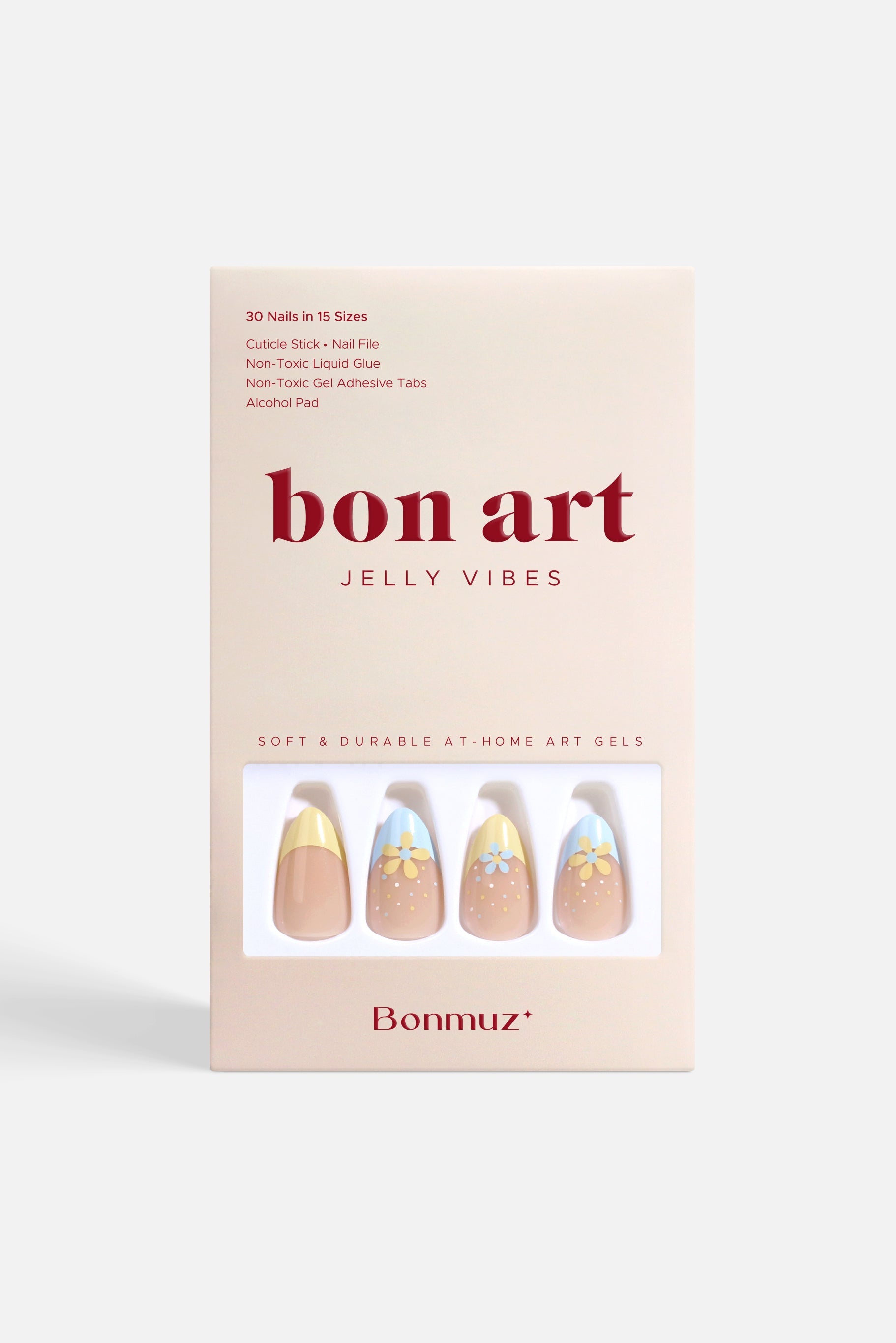 Sunny Halo | Soft & Durable Press-On Nails by Bonmuz