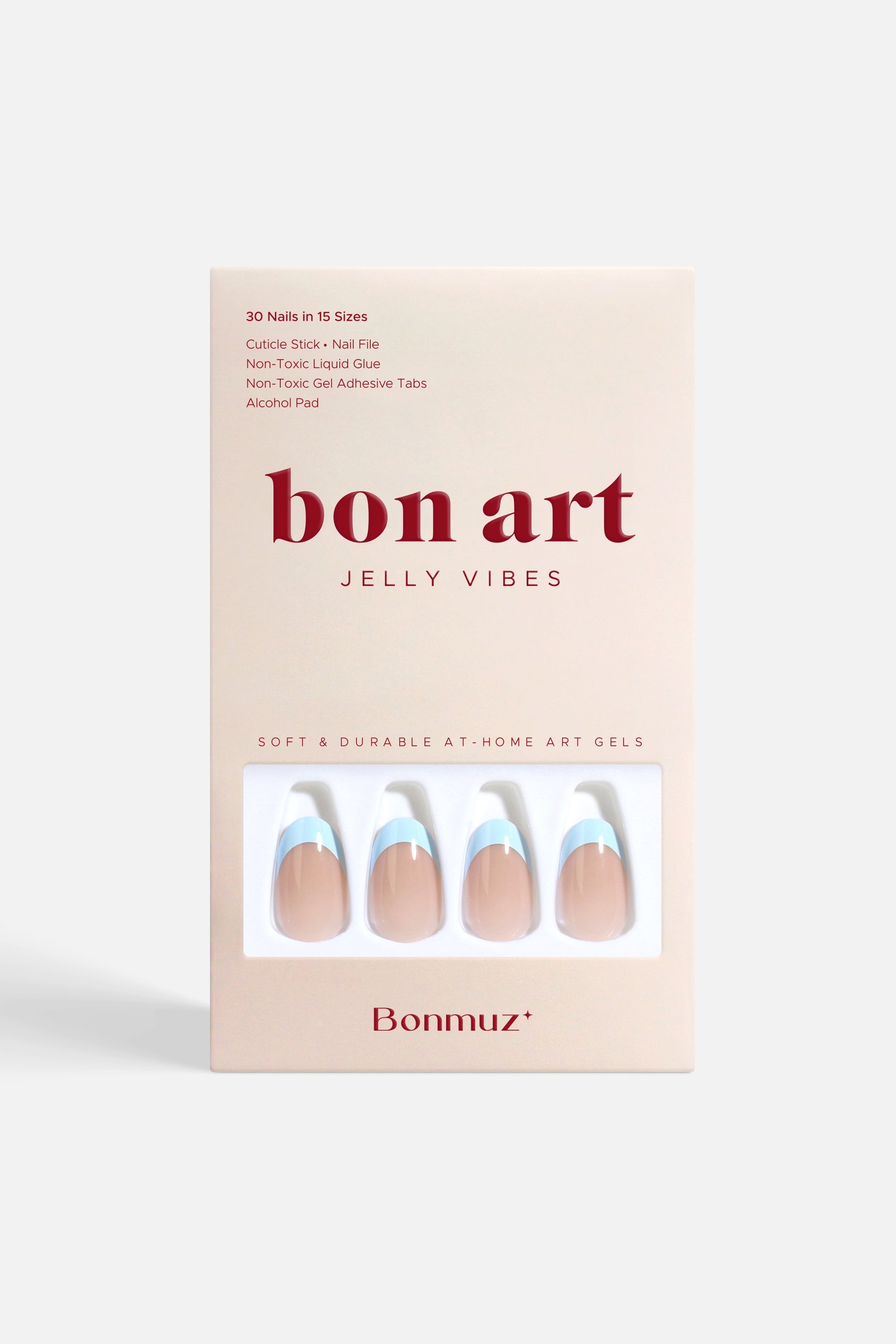 Cloudline | Soft & Durable Press-On Nails by Bonmuz