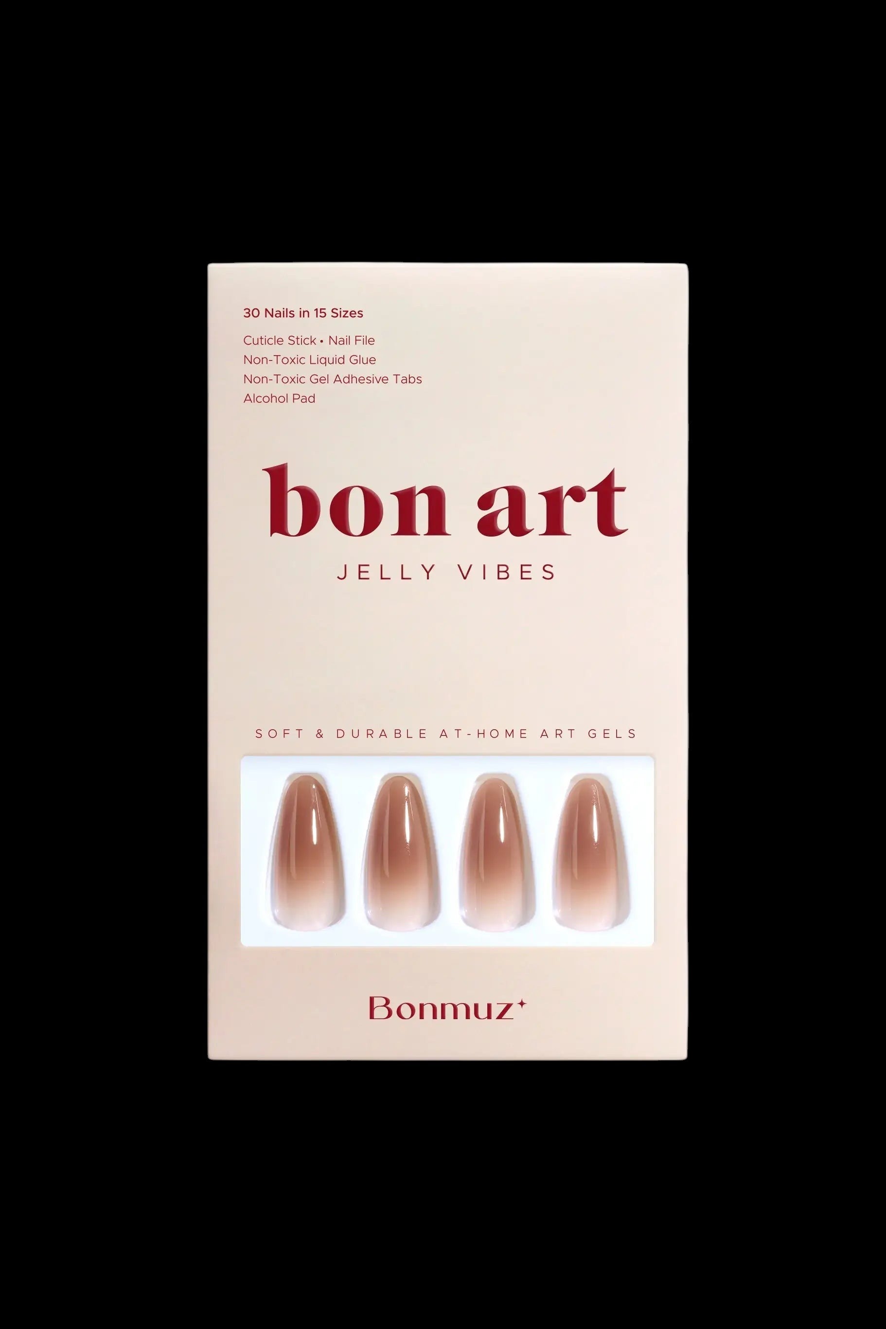 Brown Sugar Drip | Soft & Durable Press-On Nails by Bonmuz