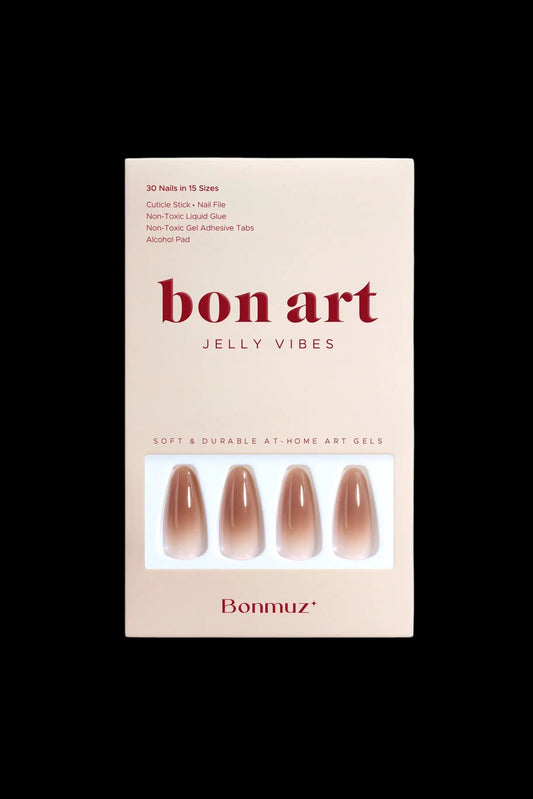Brown Sugar Drip | Soft & Durable Press-On Nails - AetherLux.Shop