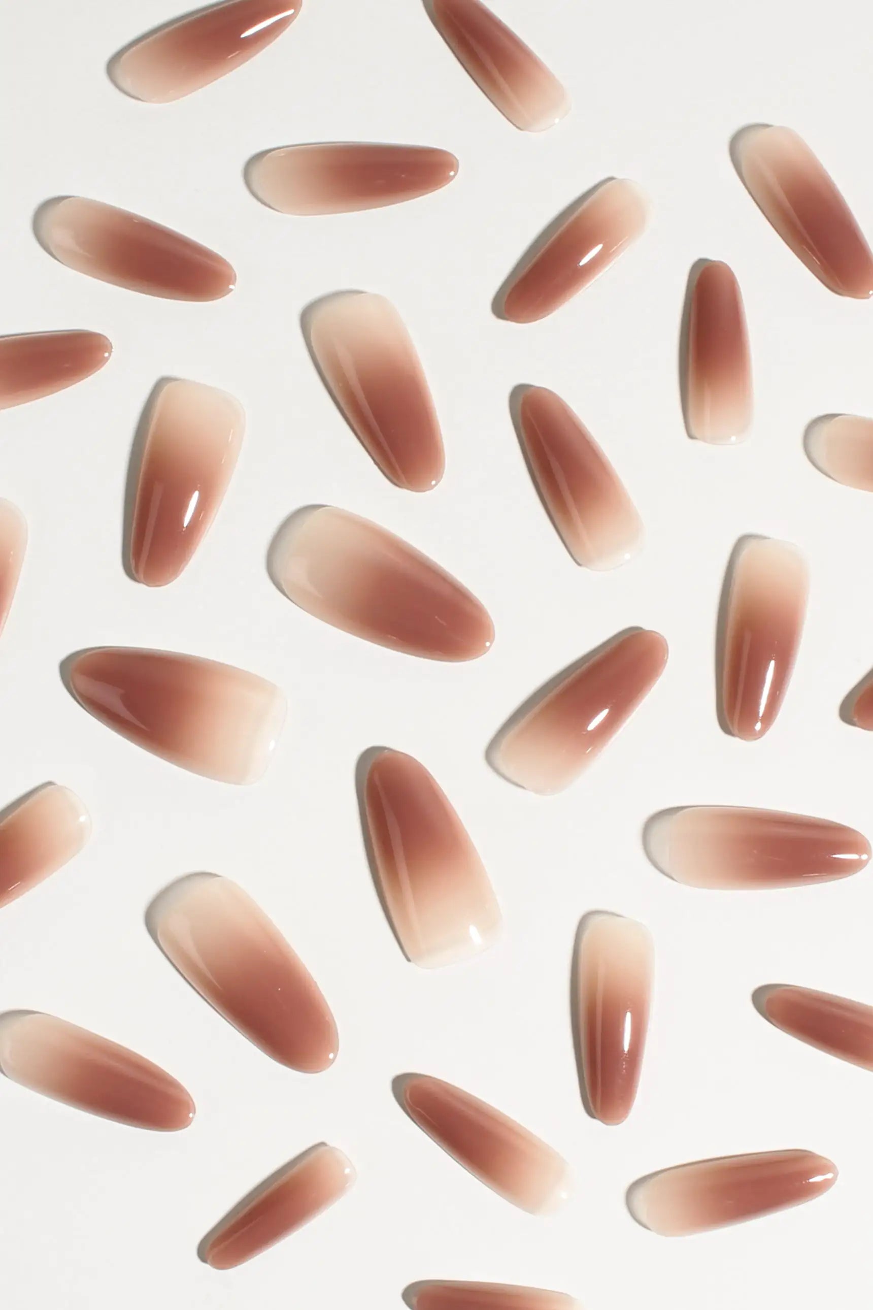 Brown Sugar Drip | Soft & Durable Press-On Nails by Bonmuz