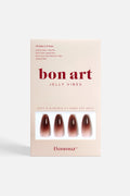 Berry Cocoa Drip | Soft & Durable Press-On Nails by Bonmuz
