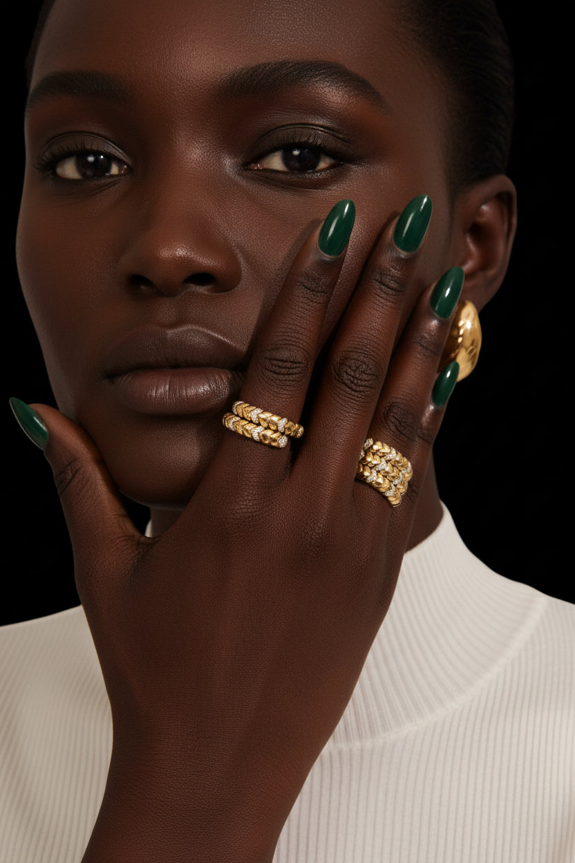 Forest Lush | Soft & Durable Press-On Nails by Bonmuz
