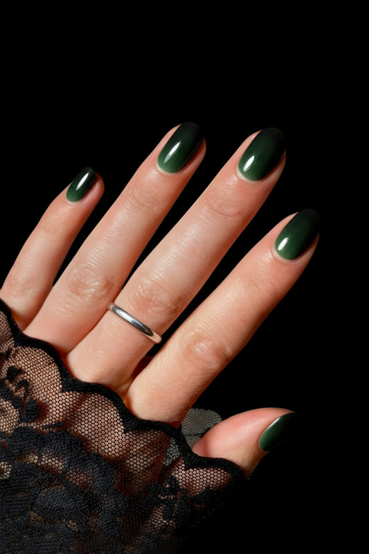 Forest Lush | Soft & Durable Press-On Nails - AetherLux.Shop