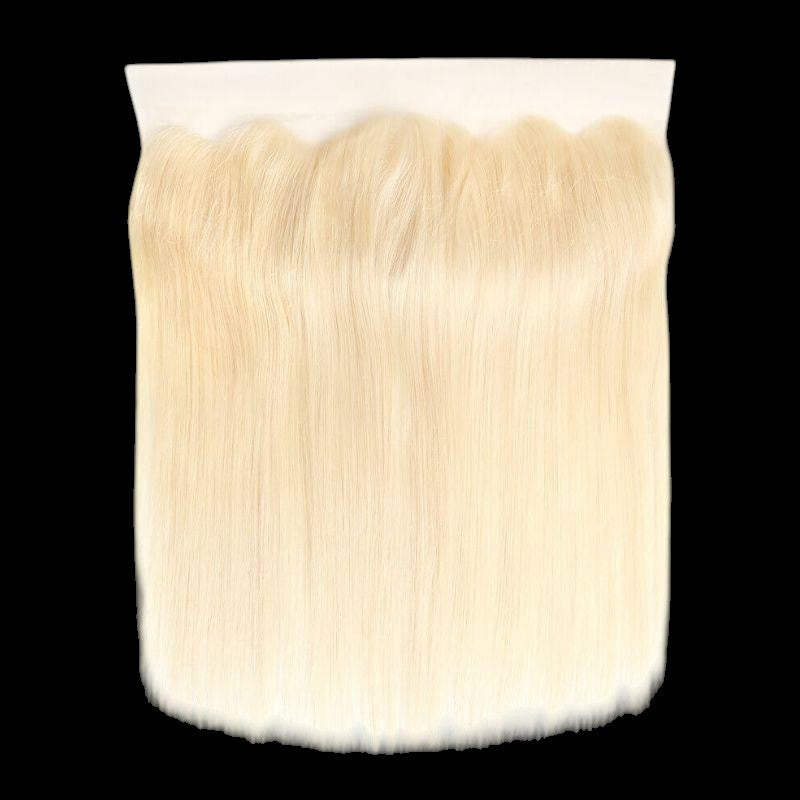 Blonde Straight 13x4 Transparent Lace Human Hair Frontal by Private Label