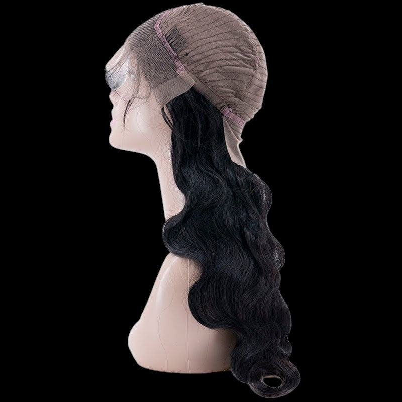 Body Wave 13x4 Transparent Lace Front Human Hair Wig by Private Label