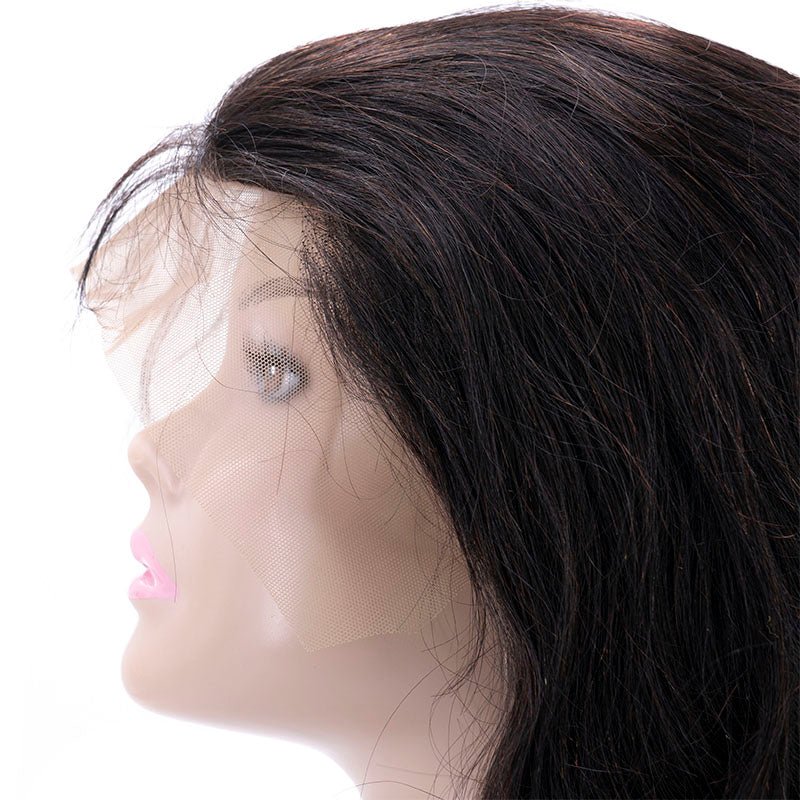 Body Wave 13x4 Transparent Lace Front Human Hair Wig by Private Label