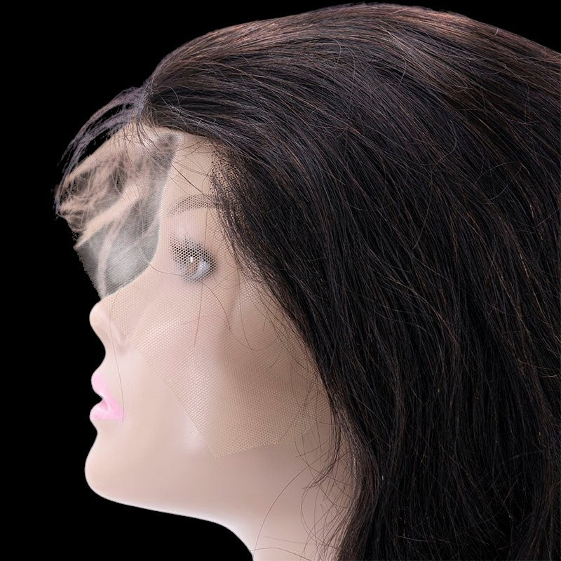 Body Wave 13x4 Transparent Lace Front Human Hair Wig by Private Label