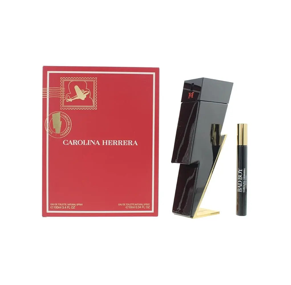 Bad Boy By Carolina Herrera For Men 2Pcs Set EDT Spray by perfumesandrea