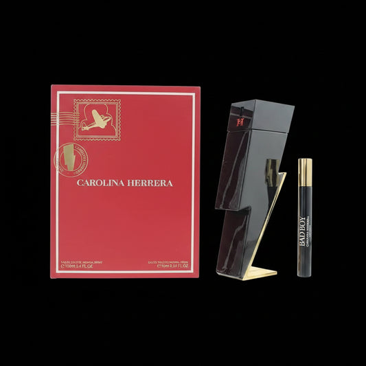 Bad Boy By Carolina Herrera For Men 2Pcs Set EDT Spray by perfumesandrea