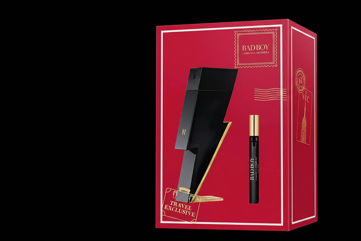 Bad Boy By Carolina Herrera For Men 2Pcs Set EDT Spray by perfumesandrea