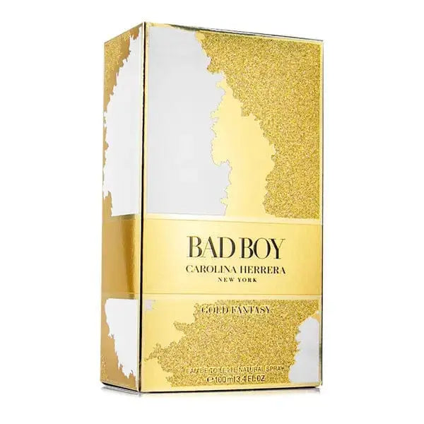 Bad Boy Gold Fantasy By Carolina Herrera For Men 3.4oz EDT Spray by perfumesandrea