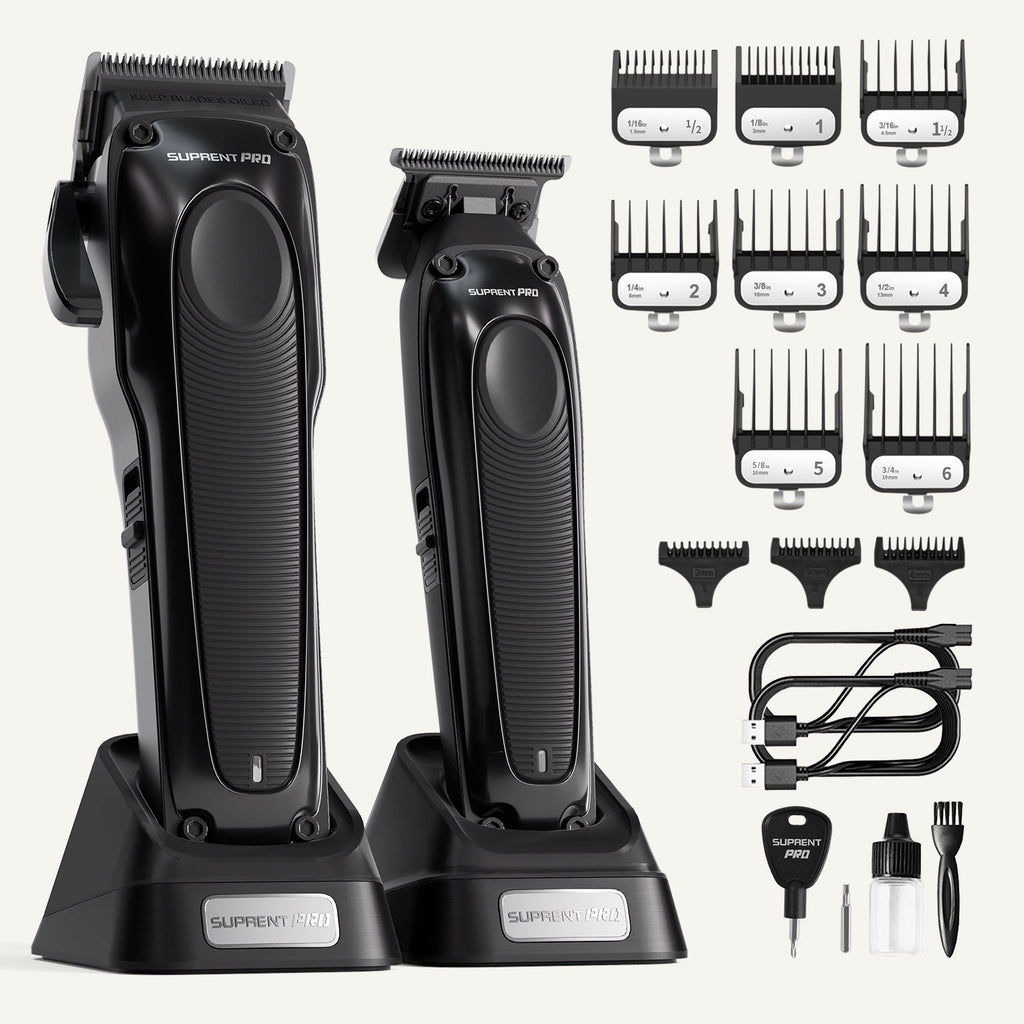 The Black Onyx Clipper and Trimmer Set-Supplier-specific by SUPRENT US