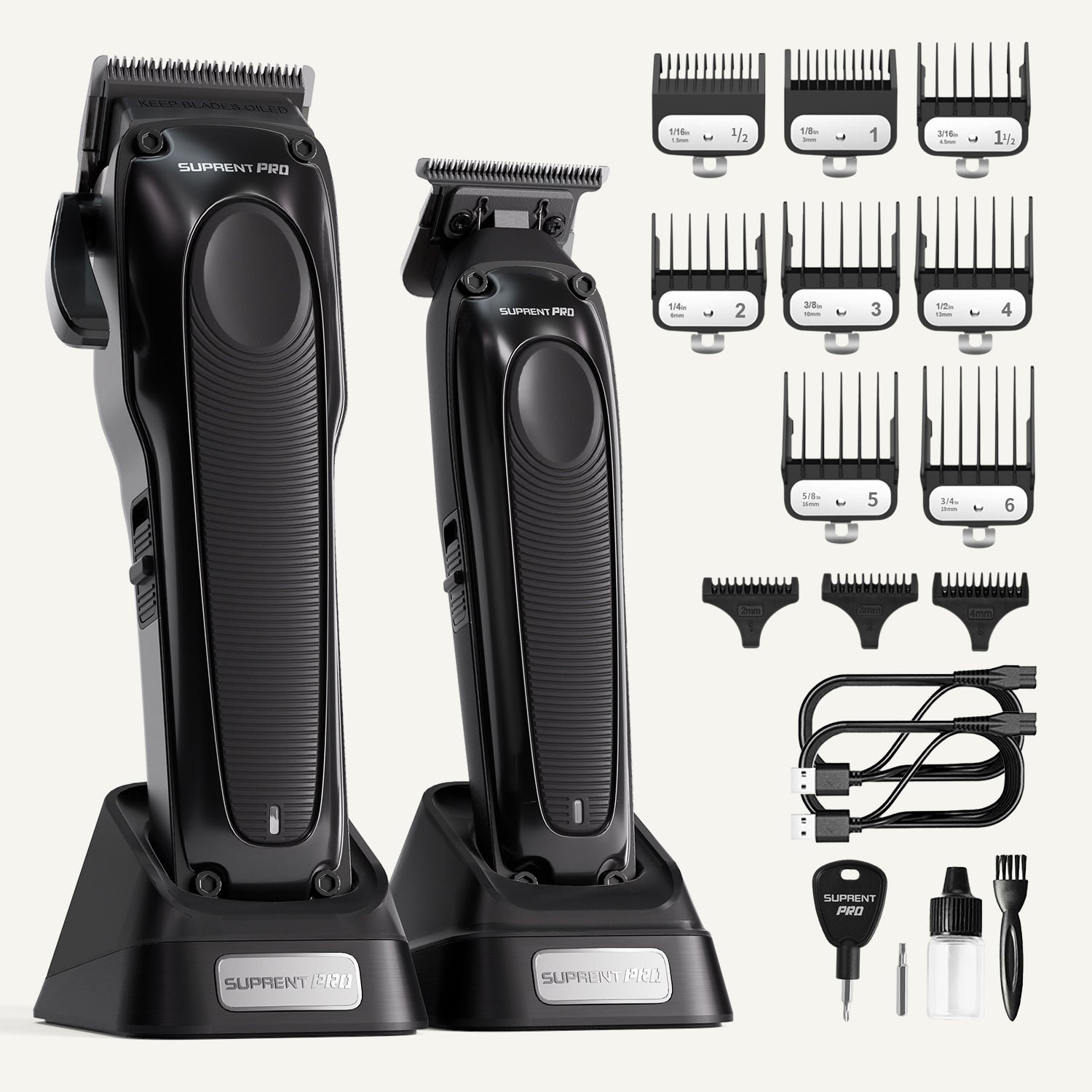 The Black Onyx Clipper and Trimmer Set-Supplier-specific by SUPRENT US