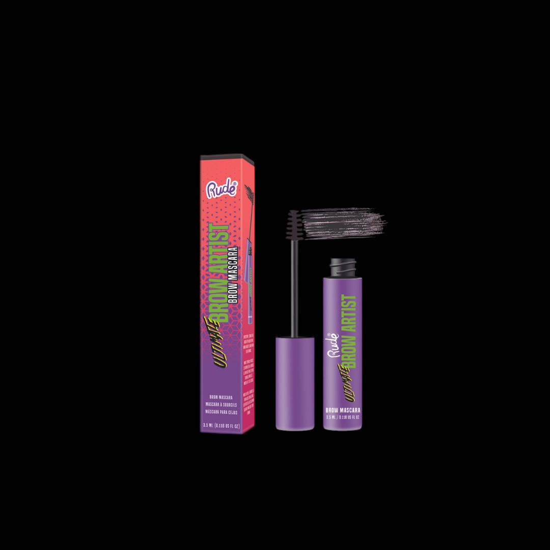 RUDE Ultimate Brow Artist Brow Mascara - Black Brown by VYSN